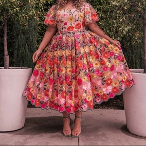 NWT JessaKae English Garden Dress (5X)